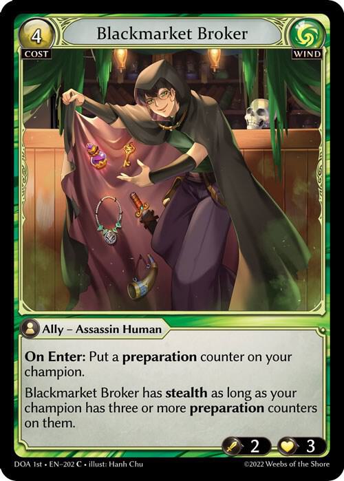 Blackmarket Broker