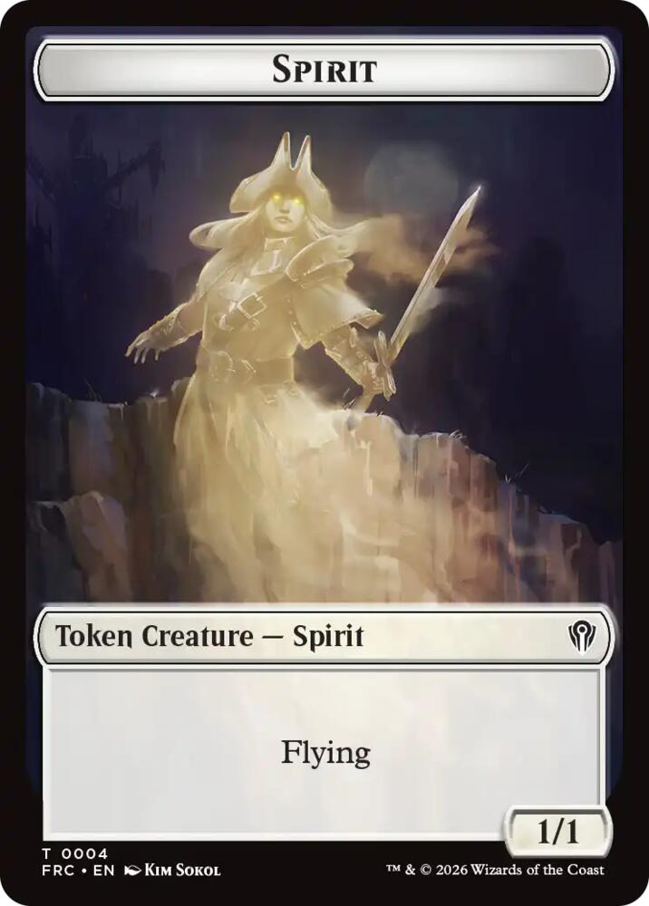 Spirit // Jace Double-Sided Token