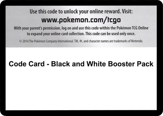 Code Card - Black and White Booster Pack