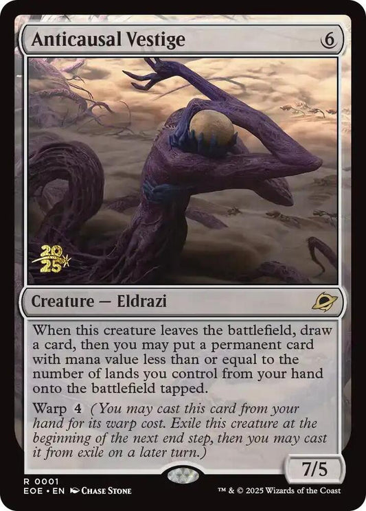 Anticausal Vestige