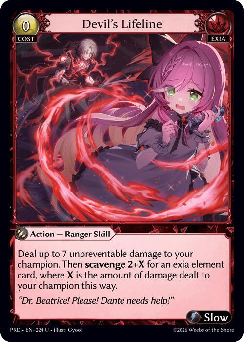 Devil's Lifeline (Interference Curio Foil) [.asphodel/paradise]