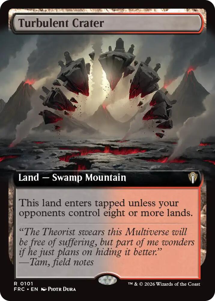 Turbulent Crater (Extended Art) [Commander: Reality Fracture]