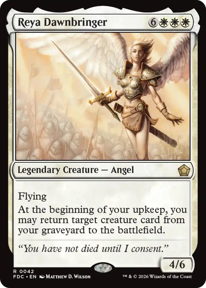 Reya Dawnbringer [Commander: Foundations]