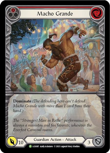 Macho Grande (Red) - LGS087