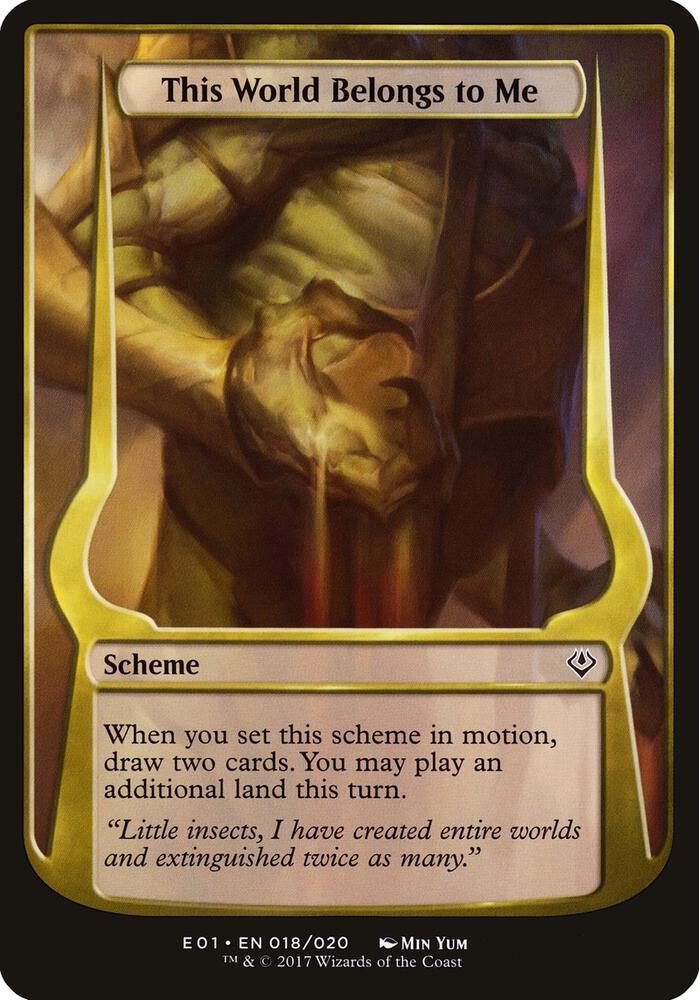 This World Belongs to Me (Archenemy: Nicol Bolas)