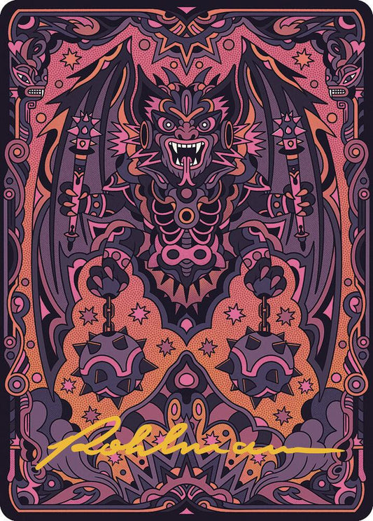 Bloodletter of Aclazotz Art Card (61/81) (Gold-Stamped Signature)