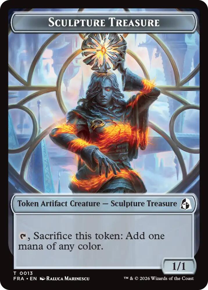 Sculpture Treasure // Beast Double-Sided Token