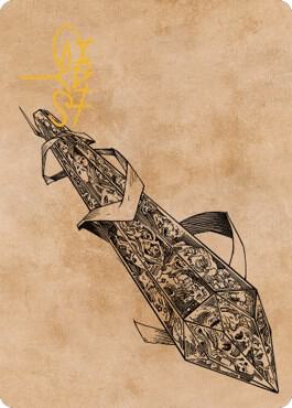 Stonespeaker Crystal Art Card (Gold-Stamped Signature)