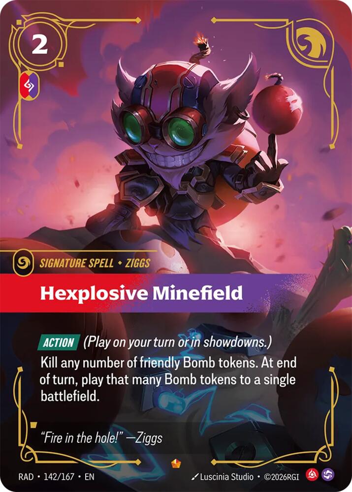 Hexplosive Minefield