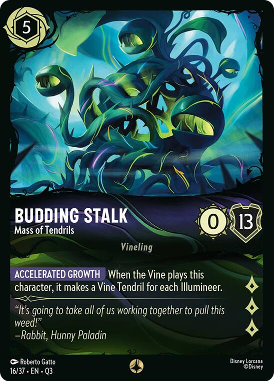 Budding Stalk - Mass of Tendrils [Illumineer's Quest: The Great Hunny Rescue]