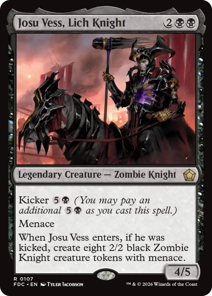 Josu Vess, Lich Knight [Commander: Foundations]