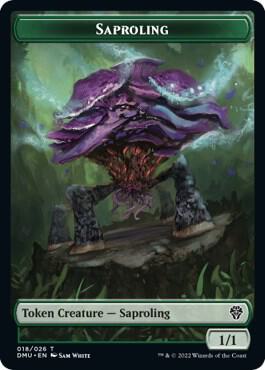 Saproling // Goblin Double-Sided Token