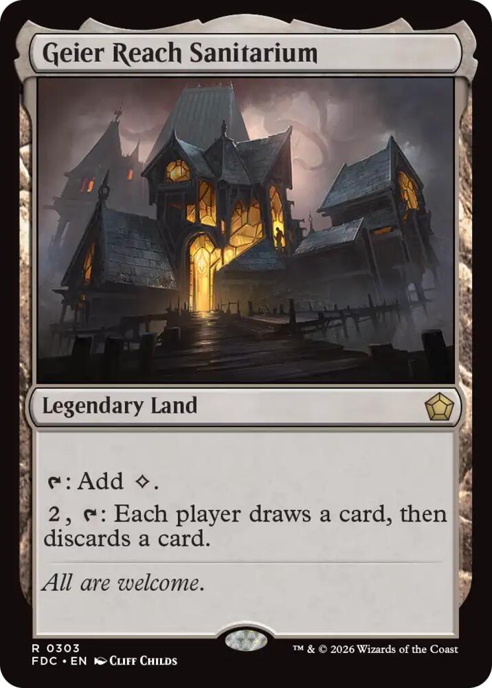 Geier Reach Sanitarium [Commander: Foundations]