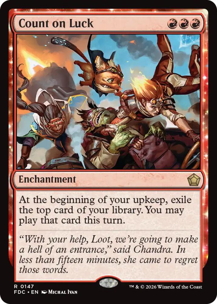 Count on Luck [Commander: Foundations]