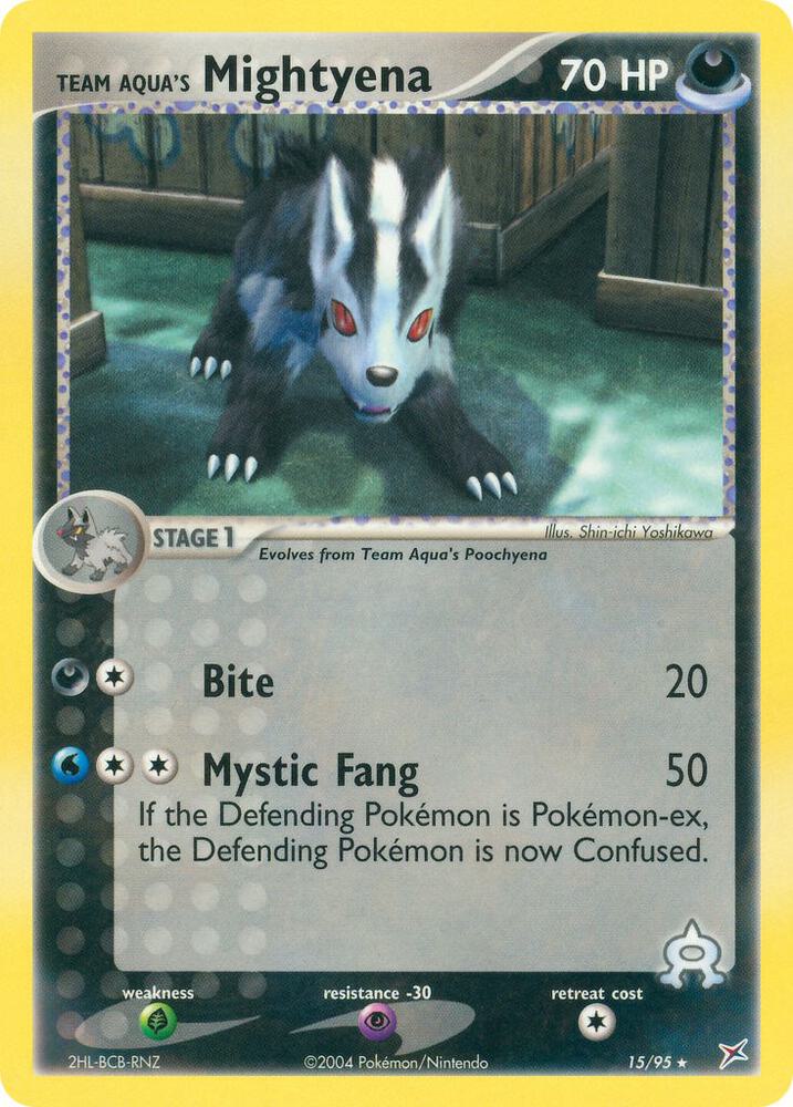 Team Aqua's Mightyena - 15/95