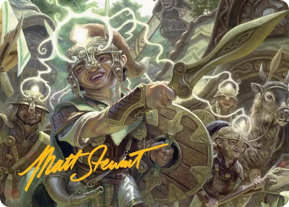 Thoughtweft Lieutenant Art Card (Gold-Stamped Signature)