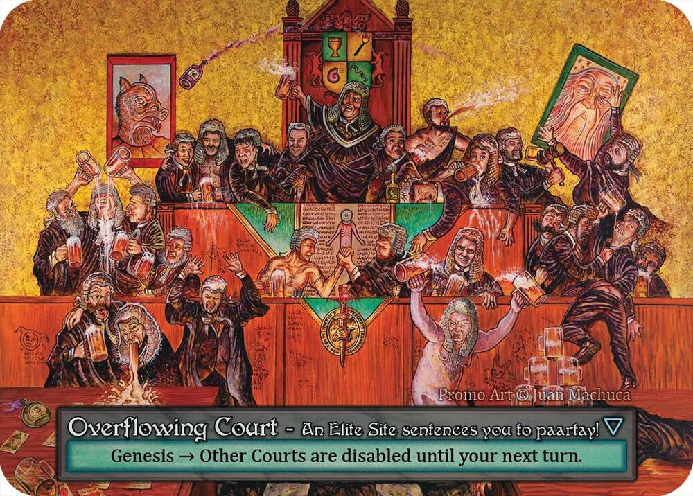 Overflowing Court (Foil)