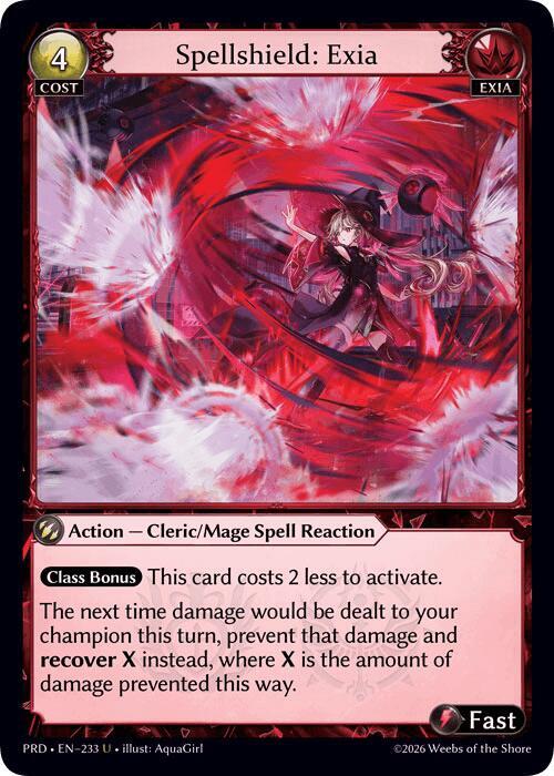 Spellshield: Exia (Interference Curio Foil)