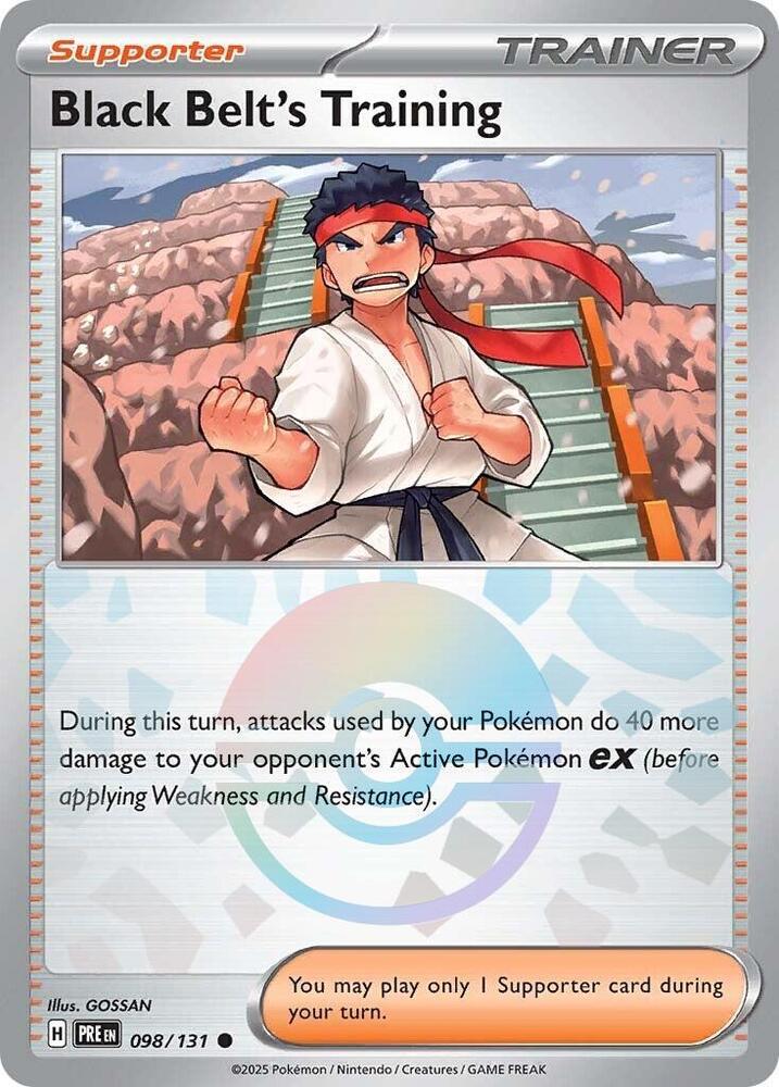 Black Belt's Training - 098/131 (Poke Ball Pattern)