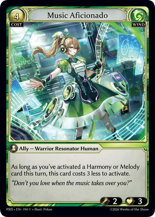 Music Aficionado (Interference Curio Foil)