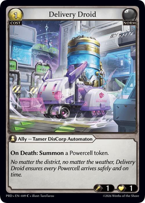 Delivery Droid (Interference Curio Foil) [.asphodel/paradise]