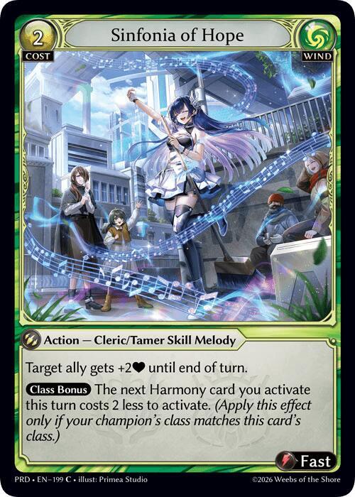 Sinfonia of Hope (Interference Curio Foil) [.asphodel/paradise]