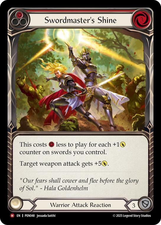 Swordmasters Shine (Red)