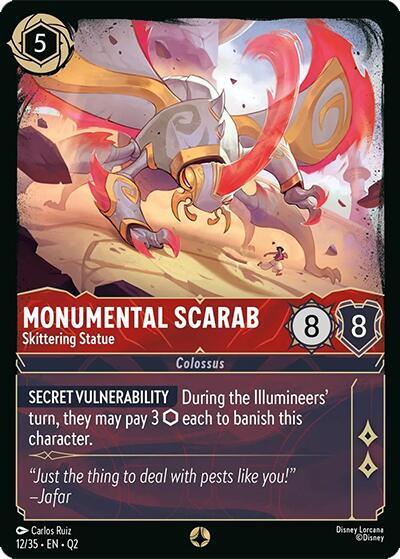 Monumental Scarab - Skittering Statue
