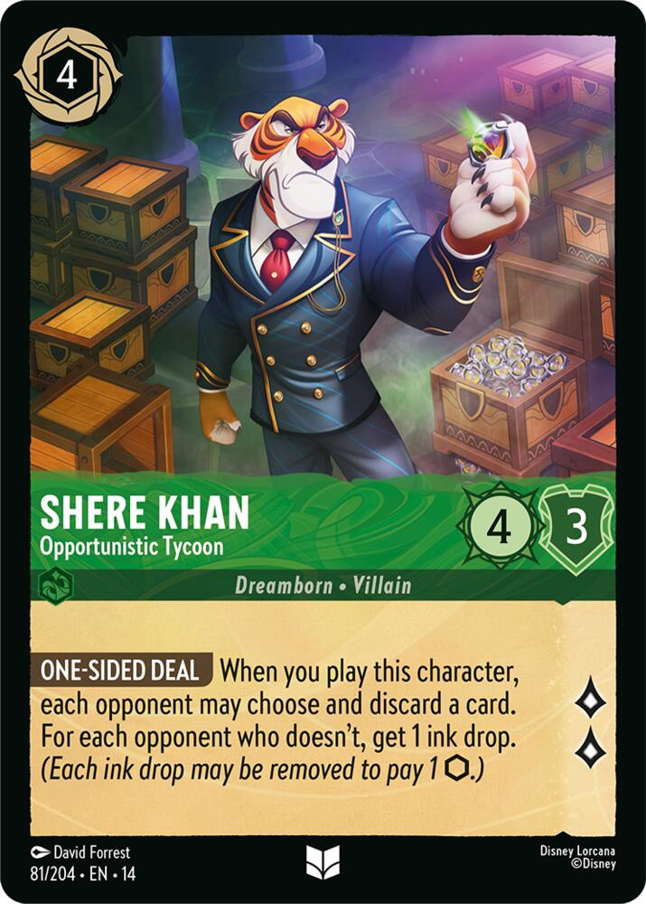 Shere Khan - Opportunistic Tycoon