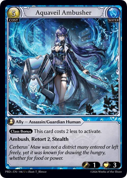 Aquaveil Ambusher (Interference Curio Foil)