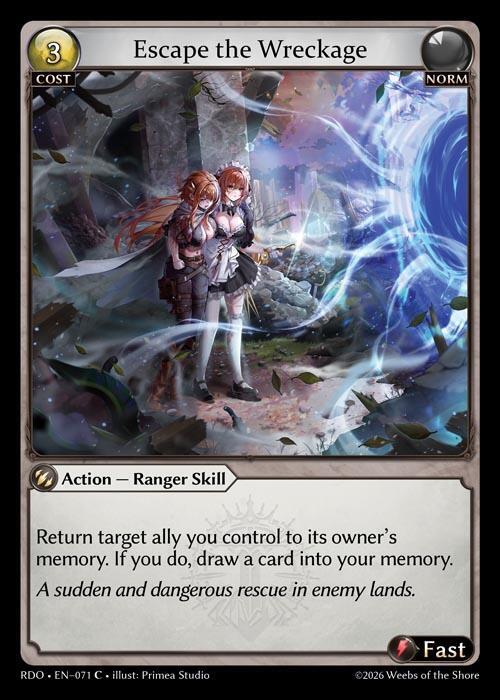 Escape the Wreckage (Curio Foil)
