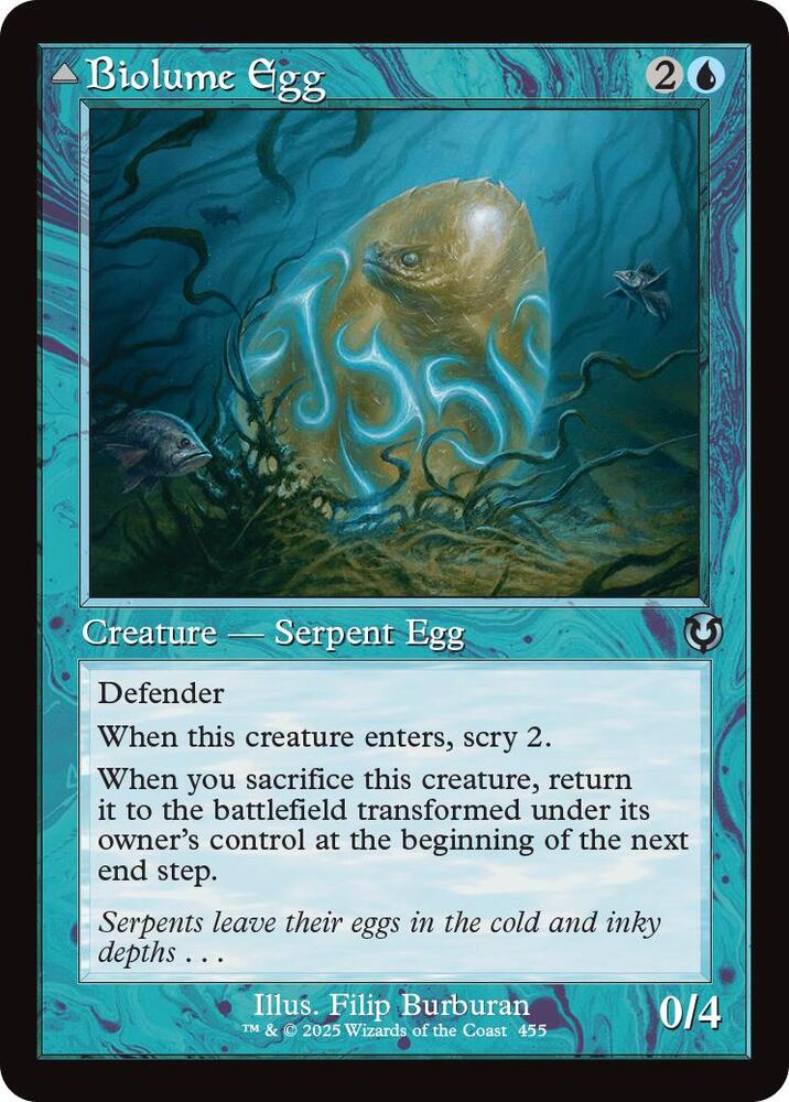 Biolume Egg (Retro Frame)