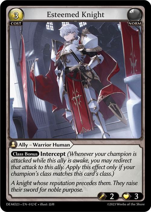 Esteemed Knight