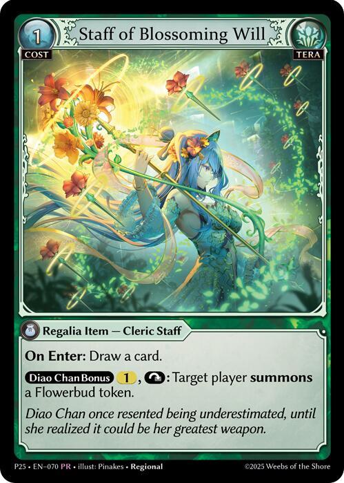 Staff of Blossoming Will [Promotional Cards]