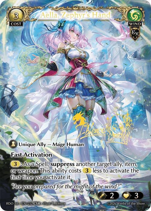 Aella, Zephyr's Hand (CSR)