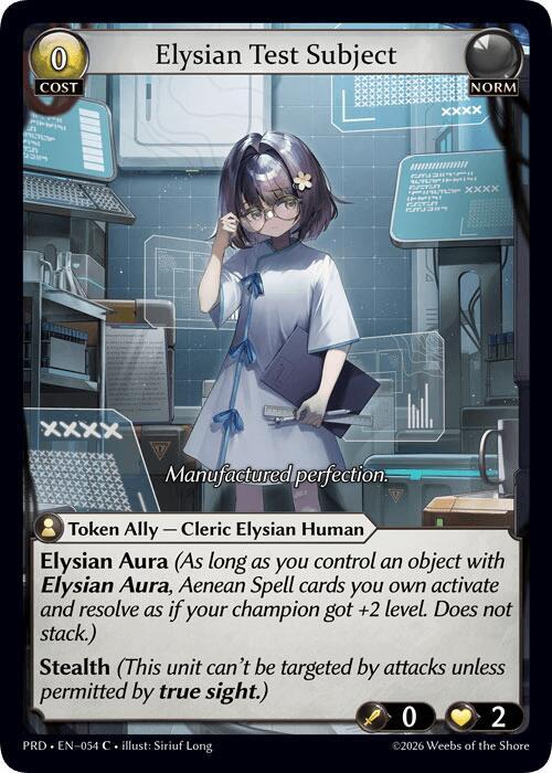 Elysian Test Subject (Interference Curio Foil) [.asphodel/paradise]