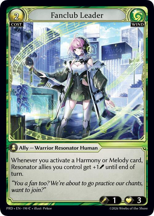 Fanclub Leader (Interference Curio Foil)