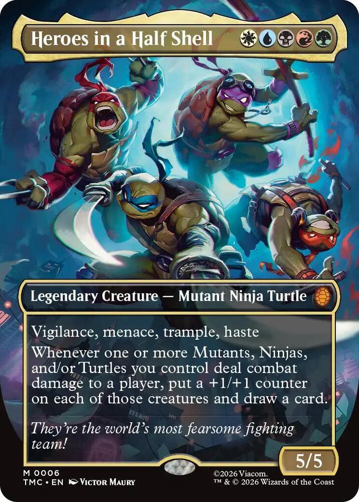 Heroes in a Half Shell (Borderless)