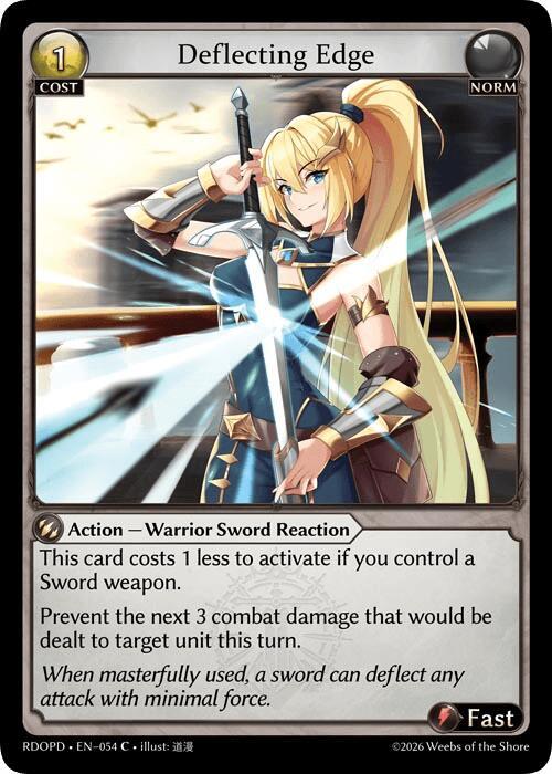 Deflecting Edge