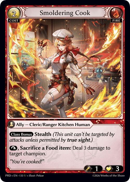 Smoldering Cook (Interference Curio Foil)