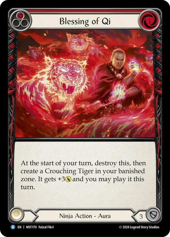 Blessing of Qi (Red)