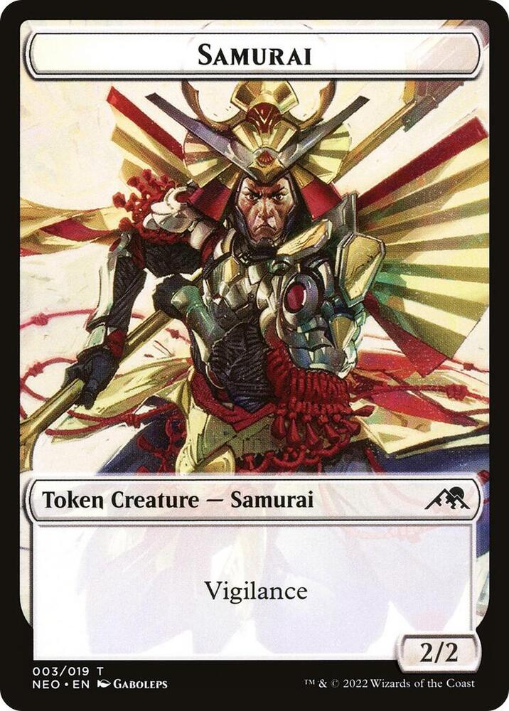 Samurai (003) // Keimi (013) Double-sided Token