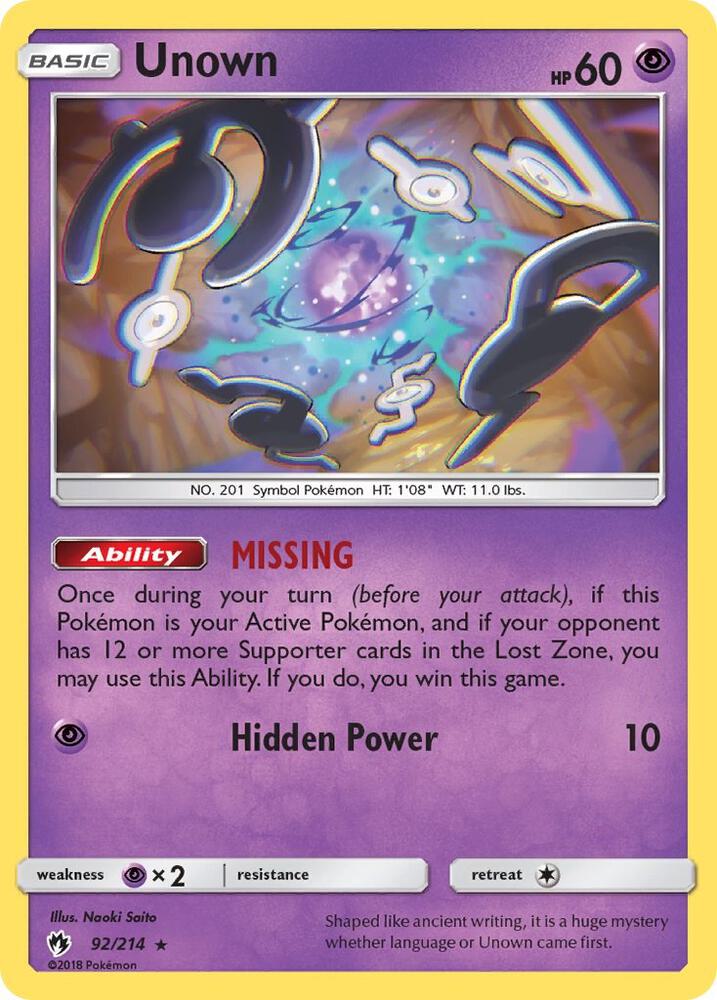 Unown (92)