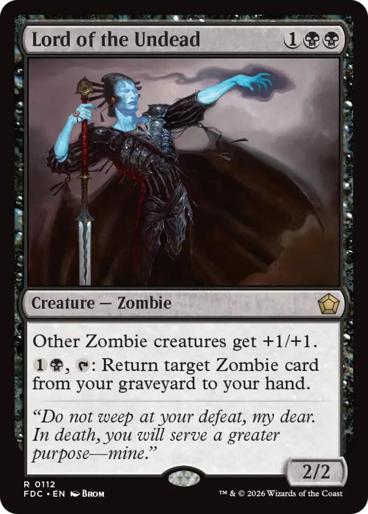 Lord of the Undead [Commander: Foundations]