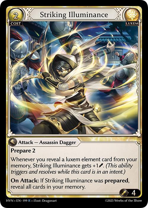 Striking Illuminance