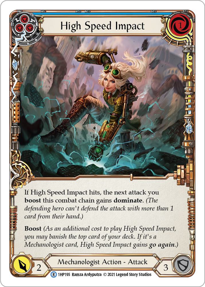 High Speed Impact (Blue)