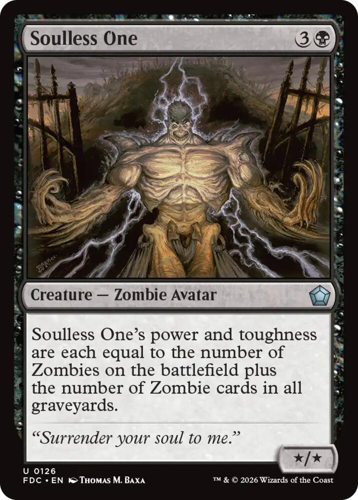Soulless One [Commander: Foundations]