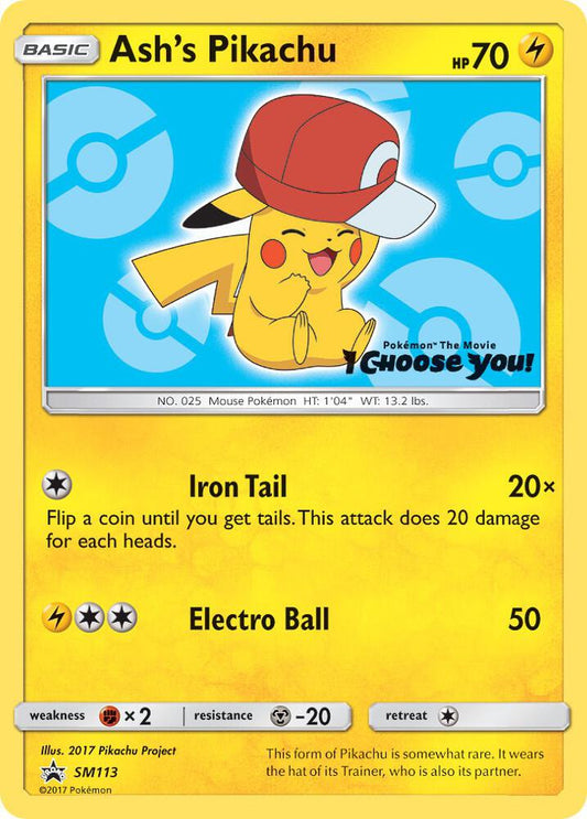 Ash's Pikachu - SM113