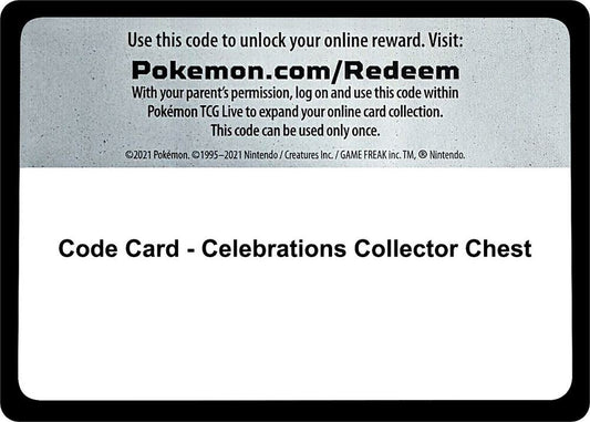 Code Card - Celebrations Collector Chest