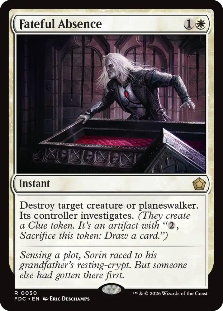 Fateful Absence [Commander: Foundations]